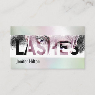 Luxuriöse Holografie-Striche-Dispersions-Logo Visitenkarte