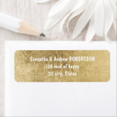 Luxuriöse Imitate Goldblatthochzeit (Insitu)