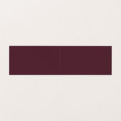 Luxuriöse Imitate Gradient Violet und Burgund 2 Fo Visitenkarten (Innenseite Aufgefaltet)