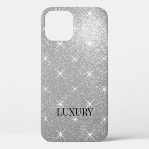 Luxuriöse Imitate silber glänzend und funkelnd Cus Case-Mate iPhone Hülle