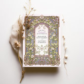 Luxuriöse Jugendstil-Hochzeit Einladung