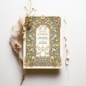 Luxuriöse Jugendstil-Hochzeit Einladung