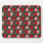 Luxuriöse Kamelienblüten-Foliage Mousepad (Vorne)
