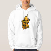 Luxuriöse Kawaii Neujahrsgraffiti — Diagonal Cele Hoodie (Vorderseite)