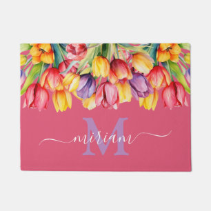 Luxuriöse Kitchen Floor Mat: Frühlingsblumen Gelb Fußmatte