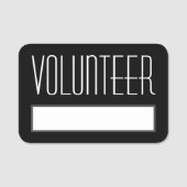 Luxuriöse, klassische "VOLUNTEER"-Namensmarke Namensschild (Vorderseite)