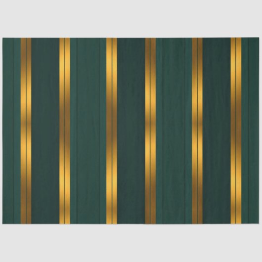 Luxuriöse Kollektion von Green Gold Linen Texture Seidenpapier (Vorderseite)