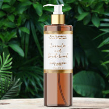Luxuriöse Kosmetik mit weißer und goldener Folie F