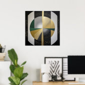 Luxuriöse kosmische Geometrie Poster (Heimbüro)
