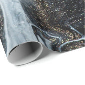 Luxuriöse Kunst im orientalischen Stil. Goldener S Geschenkpapier (Rolleneckpunkt)