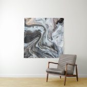 Luxuriöse Kunst im orientalischen Stil. Goldener S Wandteppich (Beispiel (Horizontal))