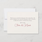 Luxuriöse künstlerische Botanische Paisley Hochzei (Rückseite)