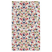 Luxuriöse künstlerische Botanische Paisley Hochzei Kleine Geschenktüte (Rückseite)