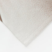 Luxuriöse Ledertextur, alte Rose Fleecedecke (Ecke)