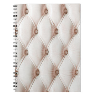 Luxuriöse Ledertextur, alte Rose Notizblock