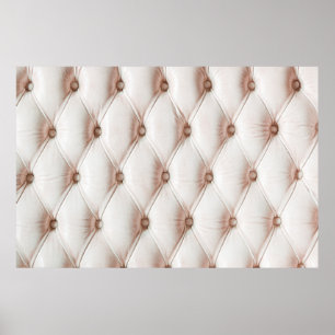 Luxuriöse Ledertextur, alte Rose Poster