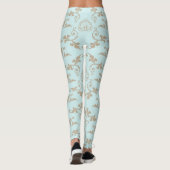 Luxuriöse Leggings aus Gold (Rückseite)
