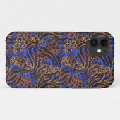 Luxuriöse Leopard- und Zebra-Druckmuster Case-Mate iPhone Hülle (Rückseite (Horizontal))