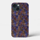 Luxuriöse Leopard- und Zebra-Druckmuster Case-Mate iPhone Hülle (Rückseite)