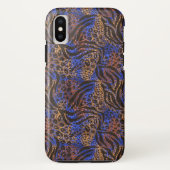 Luxuriöse Leopard- und Zebra-Druckmuster Case-Mate iPhone Hülle (Rückseite)