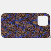 Luxuriöse Leopard- und Zebra-Druckmuster Case-Mate iPhone Hülle (Rückseite (Horizontal))