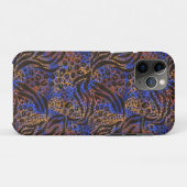 Luxuriöse Leopard- und Zebra-Druckmuster Case-Mate iPhone Hülle (Rückseite (Horizontal))
