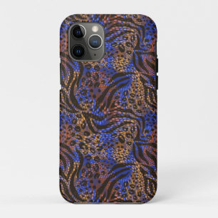 Luxuriöse Leopard- und Zebra-Druckmuster Case-Mate iPhone Hülle