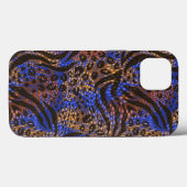 Luxuriöse Leopard- und Zebra-Druckmuster Case-Mate iPhone Hülle (Rückseite (Horizontal))