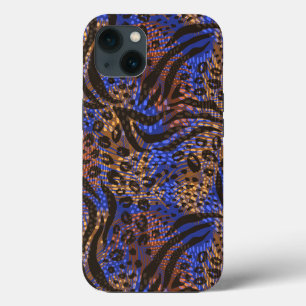 Luxuriöse Leopard- und Zebra-Druckmuster Case-Mate iPhone Hülle