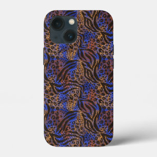 Luxuriöse Leopard- und Zebra-Druckmuster Case-Mate iPhone Hülle