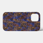 Luxuriöse Leopard- und Zebra-Druckmuster Case-Mate iPhone Hülle (Rückseite (Horizontal))