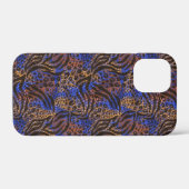Luxuriöse Leopard- und Zebra-Druckmuster Case-Mate iPhone Hülle (Rückseite (Horizontal))