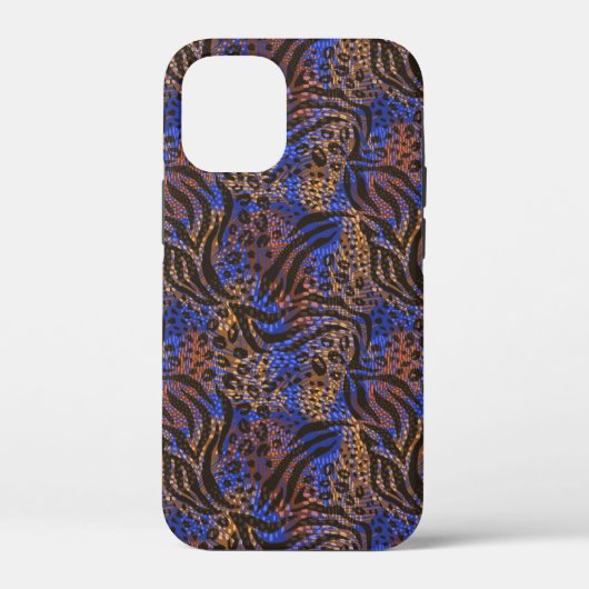 Luxuriöse Leopard- und Zebra-Druckmuster Case-Mate iPhone Hülle (Rückseite)