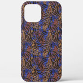 Luxuriöse Leopard- und Zebra-Druckmuster Case-Mate iPhone Hülle (Rückseite)