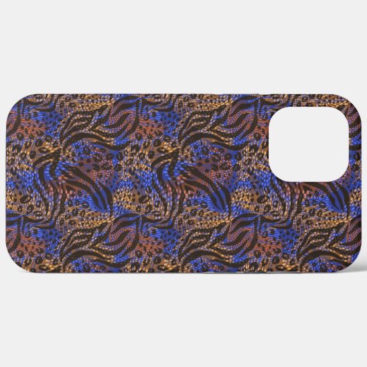 Luxuriöse Leopard- und Zebra-Druckmuster Case-Mate iPhone Hülle (Rückseite (Horizontal))