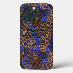 Luxuriöse Leopard- und Zebra-Druckmuster Case-Mate iPhone Hülle