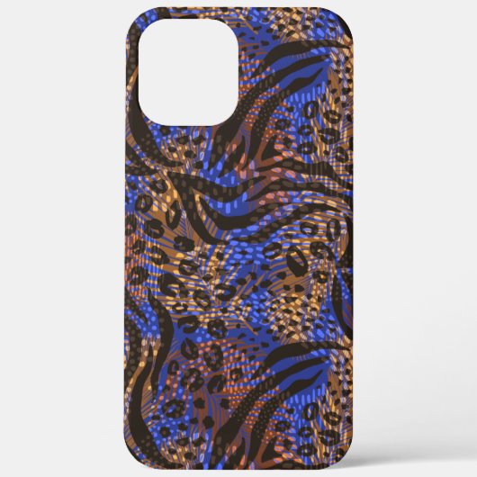 Luxuriöse Leopard- und Zebra-Druckmuster Case-Mate iPhone Hülle (Rückseite)