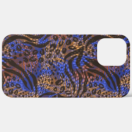 Luxuriöse Leopard- und Zebra-Druckmuster Case-Mate iPhone Hülle (Rückseite / Rechts)