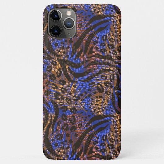 Luxuriöse Leopard- und Zebra-Druckmuster Case-Mate iPhone Hülle (Rückseite)