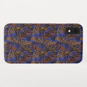 Luxuriöse Leopard- und Zebra-Druckmuster Case-Mate iPhone Hülle (Rückseite (Horizontal))
