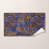 Luxuriöse Leopard- und Zebra-Druckmuster Handtuch (Handtuch)