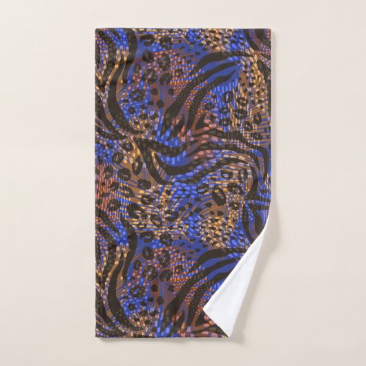 Luxuriöse Leopard- und Zebra-Druckmuster Handtuch (Handtuch)