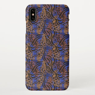 Luxuriöse Leopard- und Zebra-Druckmuster iPhone Hülle