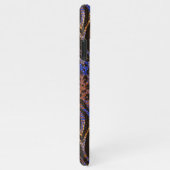 Luxuriöse Leopard- und Zebra-Druckmuster iPhone Hülle (Rechte Seite)