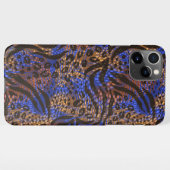 Luxuriöse Leopard- und Zebra-Druckmuster iPhone Hülle (Rückseite (Horizontal))