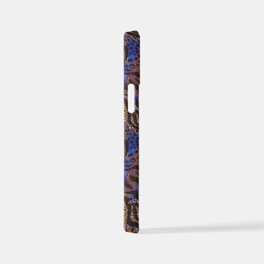 Luxuriöse Leopard- und Zebra-Druckmuster iPhone Hülle (Rechte Seite)