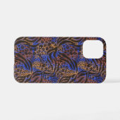 Luxuriöse Leopard- und Zebra-Druckmuster iPhone Hülle (Rückseite (Horizontal))