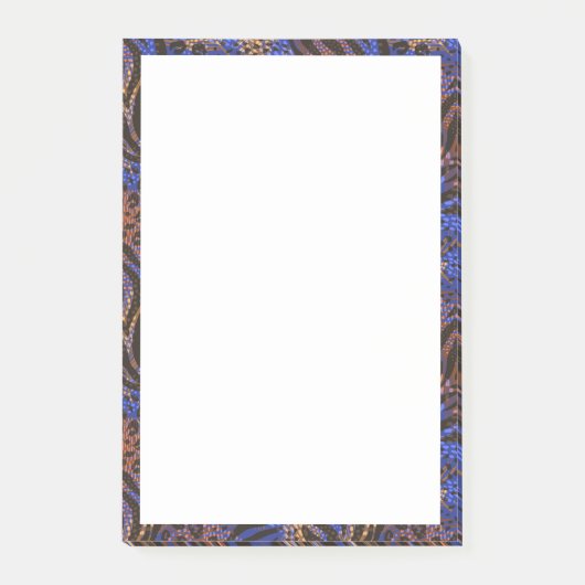 Luxuriöse Leopard- und Zebra-Druckmuster Post-it Klebezettel (Vorderseite)