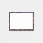 Luxuriöse Leopard- und Zebra-Druckmuster Post-it Klebezettel (Vorderseite)