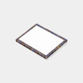 Luxuriöse Leopard- und Zebra-Druckmuster Post-it Klebezettel (angewinkelt)